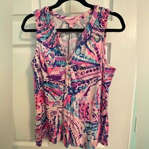 Lilly Pulitzer Essie Print Tank Top